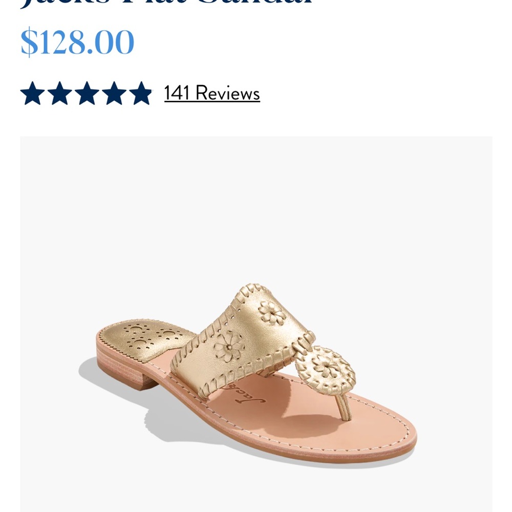 Jack rogers good sandals. Never worn!